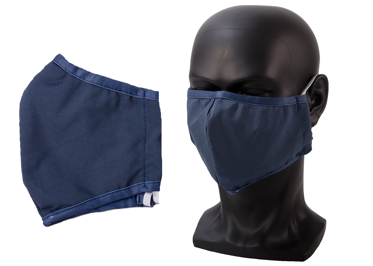 (image for) Anti-dust 100% Pure Cotton mask Face Cover Unisex NAVY